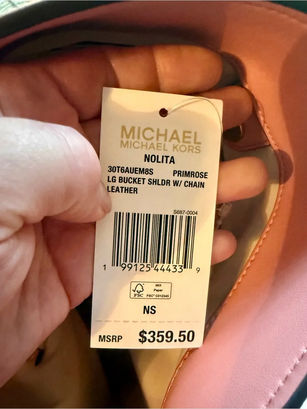 Michael Kors Nolita lg bucket bag